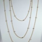 18KY DIA BY THE YARD CHAIN NECKLACE