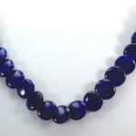 18KY LAPIS DIA NECKLACE