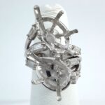 EMERALD & DIA PLAT RING