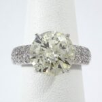 PLAT SOLITAIRE DIA RING