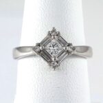 14K W/G DIA RING