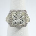 PRINCESS-CUT DIA 18KW RING