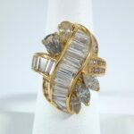 18K Y/G DIA RING