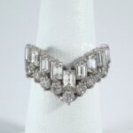 PLAT DIA V-SHAPE RING