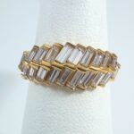18K Y/G DIA RING
