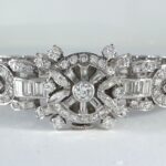 Vintage PLAT DIA LADY WATCH