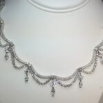 18KW DIA NECKLACE