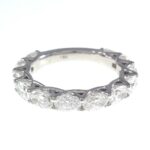 2.36CT DIA 18KW 3/4 ETERNITY RING