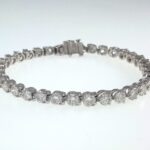 DIA 14KW TENNIS BRACELET top quality