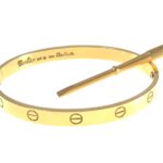 CARTIER LOVE 18KY BRACELET SIZE 19