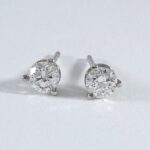 0.40CT DIA STUD EARRINGS