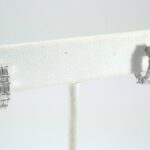 18K WG DIA EARRING