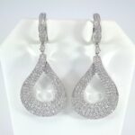 18K WG DIAMOND EARRING