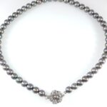 BLACK PEARL SILVER NECKLACE