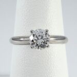 0.83CT EGL DIA 14KW SOLITAIRE RING