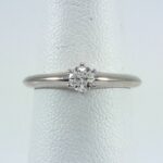 TIFFANY & CO 0.22CT DIA ENGAGEMENT RING
