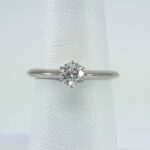 TIFFANY & CO 0.37CT DIA ENGAGEMENT RING