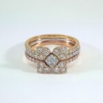 18K G DIAMOND 3RING SET