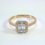 18K YG DIAMND RING