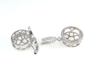 18KW DIA EARRING MOUNTINGS - Image 3