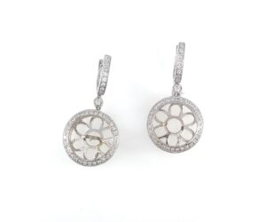 18KW DIA EARRING MOUNTINGS