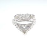 14KW DIA HEART RING MOUNTING