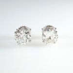 3.14CT DIA 14KW EARRING STUDS