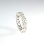 7.03CT DIA ETERNITY 14KW RING