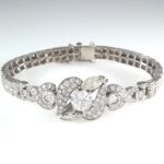 18KW DIA ART-DECO BRACELET