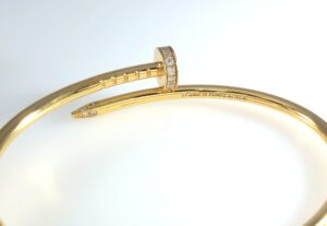 CARTIER JUSTE UN CLOU DIA 18KY BRACELET - Image 3
