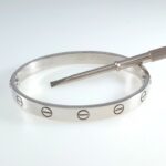 CARTIER LOVE 18KW BRACELET SIZE 16