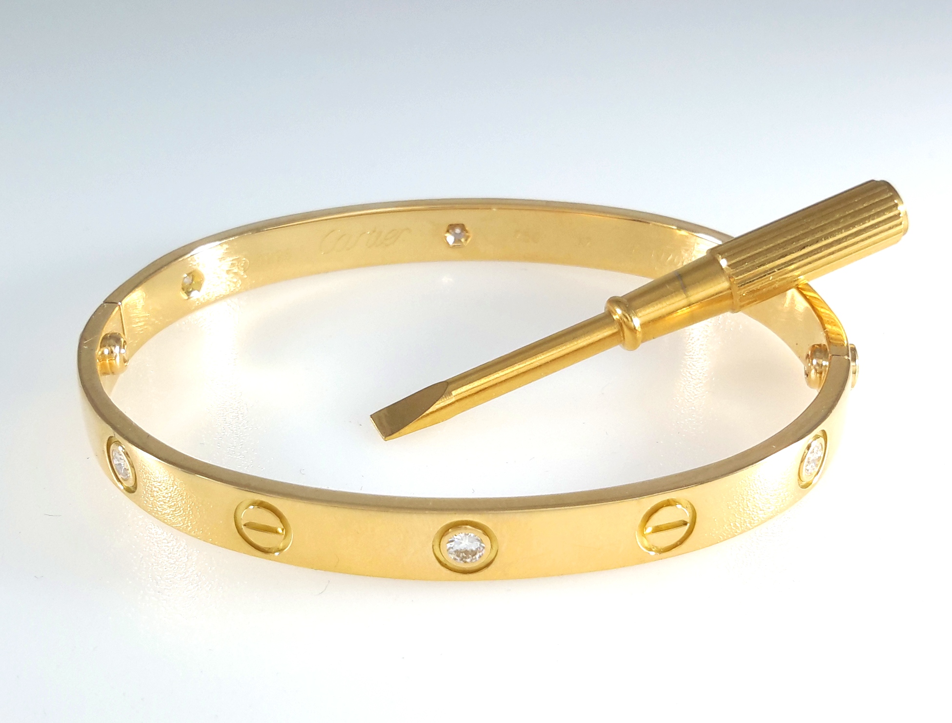 Cartier 18k Rose Gold Love Bracelet - size 17 – I MISS YOU VINTAGE
