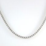 6.45CT DIA 14KW TENNIS NECKLACE