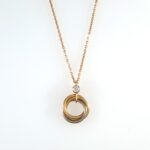 CARTIER TRINITY 18KY NECKLACE