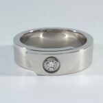 18KW CARTIER DIA RING SIZE 54