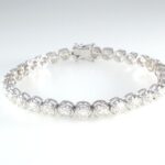 9.83CT DIA 18KW CROWN BRACELET