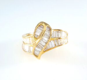 1.10CT DIA 18KY RING