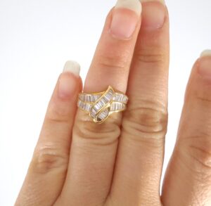 1.10CT DIA 18KY RING - Image 5