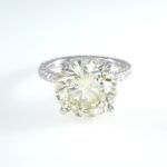 7.93CT DIA 18KW SOLITAIRE RING