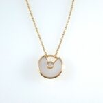 CARTIER AMULETTE MOP 18KY NECKLACE