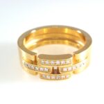 CARTIER MAILON PANTHERE DIA 18KY RING