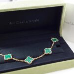 VANCLEEF&ARPELS ALHAMBRA GREEN BRACELET