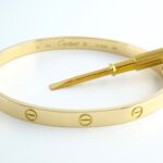 CARTIER LOVE 18KY BRACELET SIZE 21
