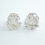 6.42CT DIA 14KW STUD EARRINGS