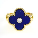 VANCLEEF&ARPELS ALHAMBRA LAPIS RING