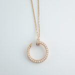 CARTIER JUSTE UN CLOU DIA 18KR NECKLACE
