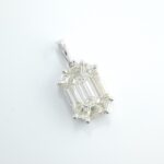 2.43CT DIA 18KW INVISIBLE-SET NECKLACE