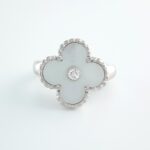 VANCLEEF&ARPELS ALHAMBRA MOP DIA WG RING