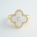 VANCLEEF&ARPELS ALHAMBRA DIA MOP RING