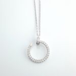 CARTIER JUSTE UN CLOU DIA 18KW NECKLACE